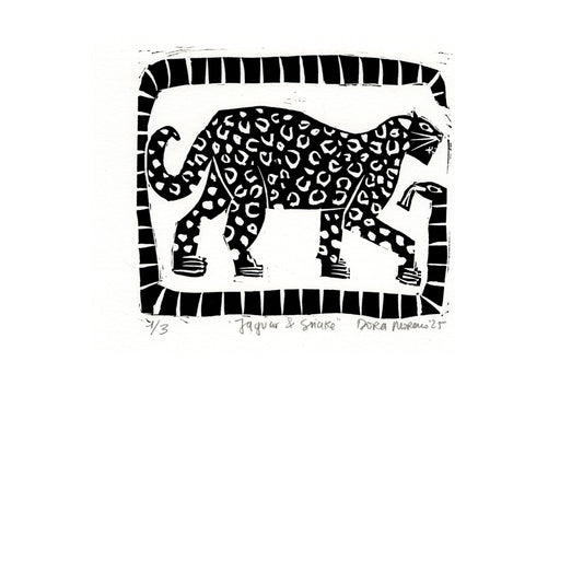 Limited Edition Printmaking - Jaguar & Snake