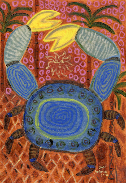 Blue Crab Original Artwork
