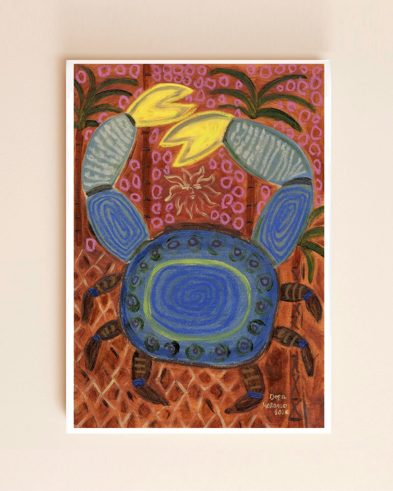 Blue Crab Original Artwork